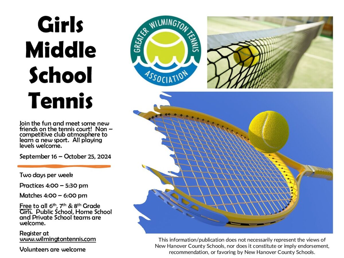 2024 Girls Middle School Tennis